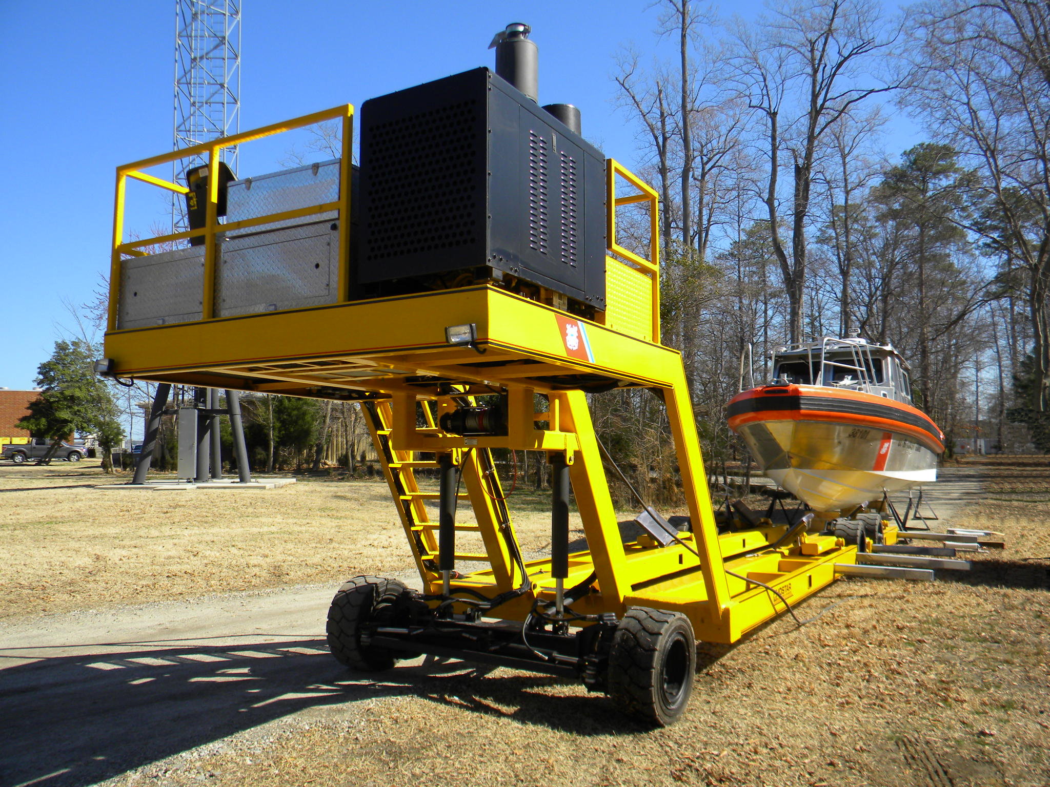 Self Propelled Boat Trailer