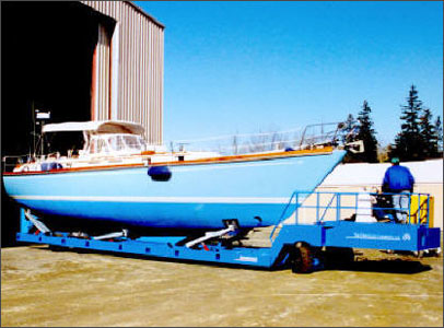 YARD STAR 35 Ton Self-Propelled Hydraulic Boat Trailer
